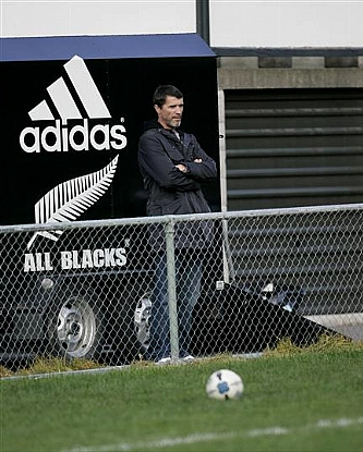 All Blacks rugby squad training Thurs 5th