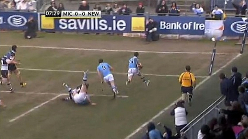 Cracking Team Try From The St. Michael's Vs Newbridge Leinster Schools Cup Semi-Final.