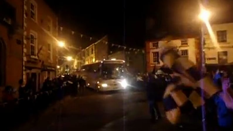 IMPORTANT: Video Of The Victorious Ballinasloe Junior Footballers Returning Home.