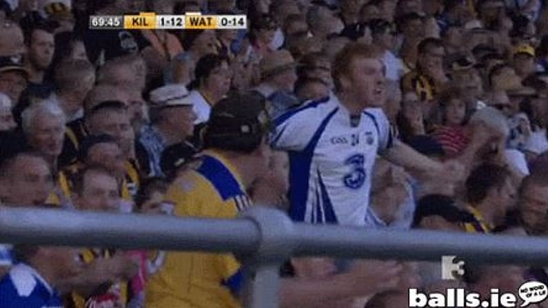 GIF: Waterford Supporter Is Pumped Up