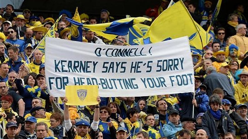 Some Clermont Fans Had A Message For Paul O'Connell About The Dave Kearney Incident