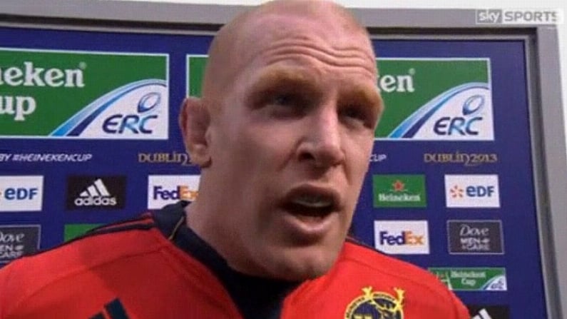 Paul O'Connell's Emotional Interview After Munster's Heineken Cup Quarter-Final Win