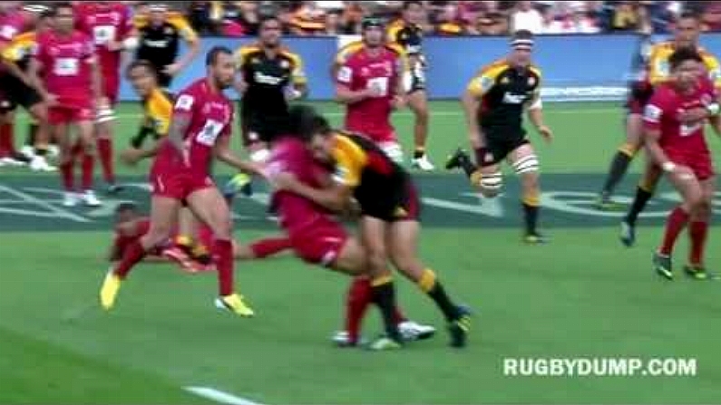 Richard Kahui Knocks Ben Tapuai Into Next Week With This Hit