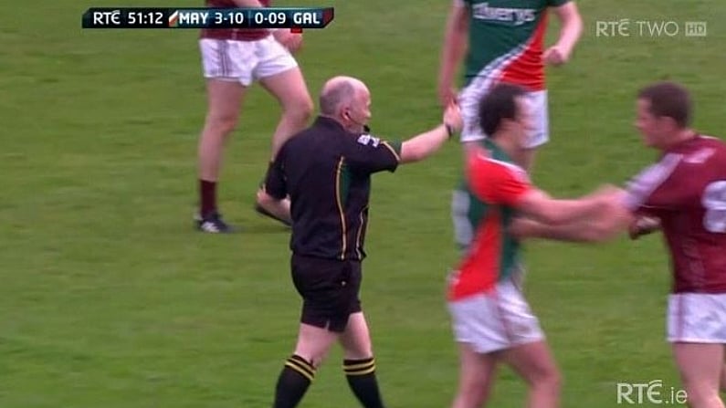 GIFs: Two Galway Players See Red Vs Mayo