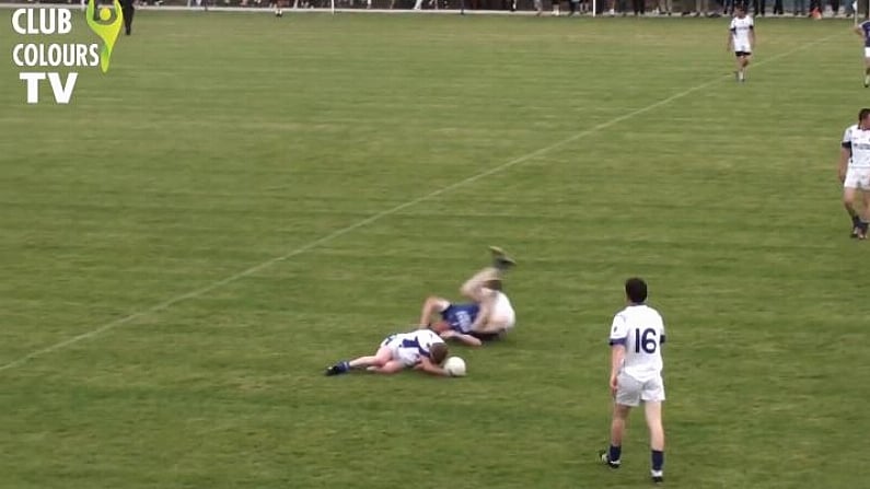 Is There Anything More Amusing Than A 6' 7" GAA Player Doing A Somersault?