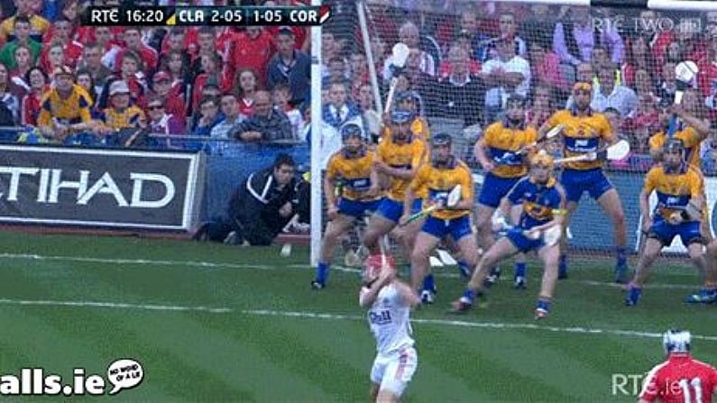 GIF: 12 Men On The Clare Goal Line Could Not Stop This Anthony Nash Rocket