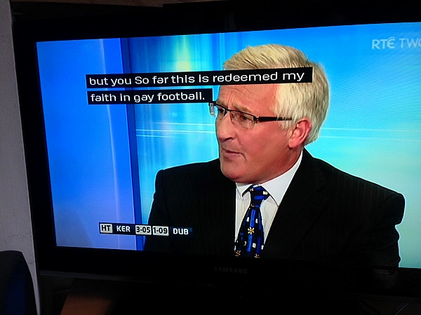 Pat Spillane gay football