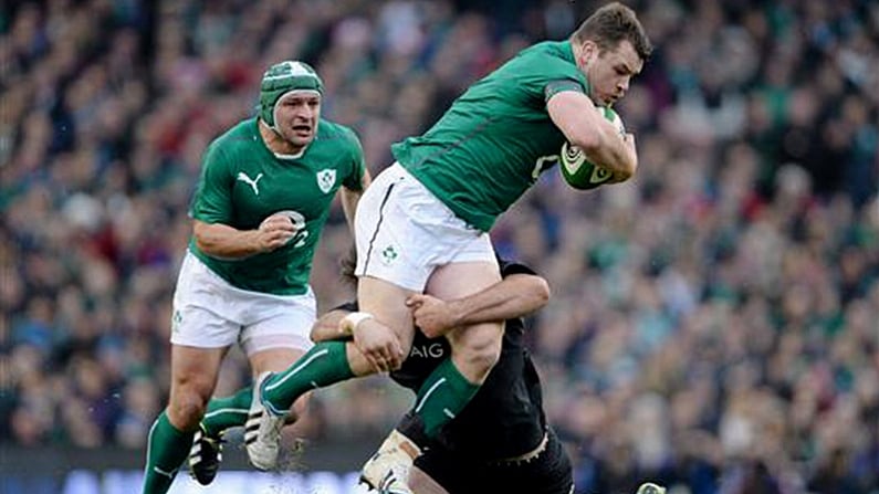 GIF: Cian Healy Runs Over Richie McCaw