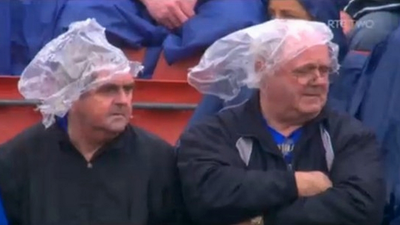 The two least stylish men at the Munster Hurling Final today.