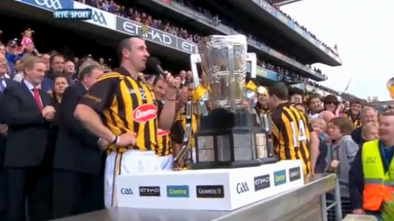 VIDEO: Eoin Larkin sings 'Cody's Winning Matches'.