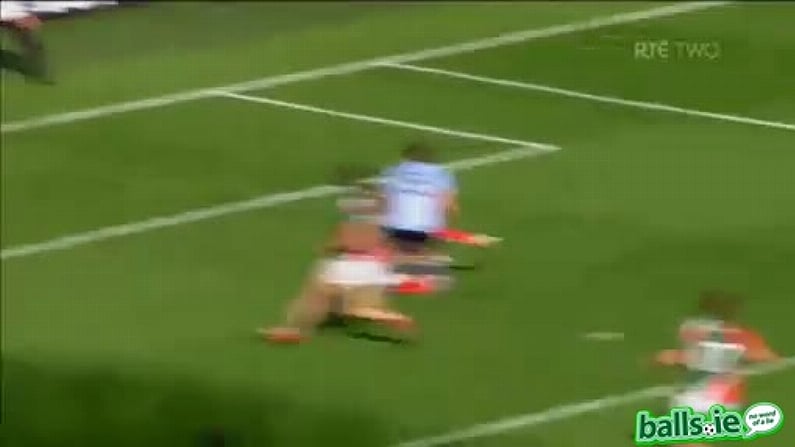 GIF: David Clarke's crucial save from Bernard Brogan.