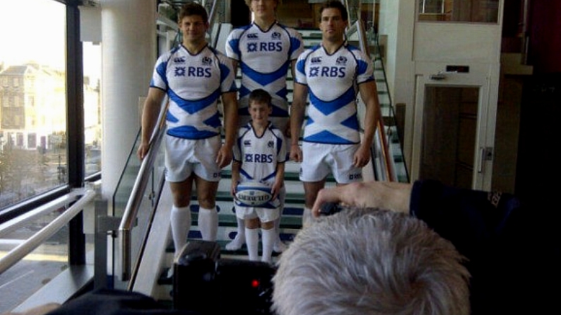 Scotland's new rugby jersey is not pleasing on the eye.