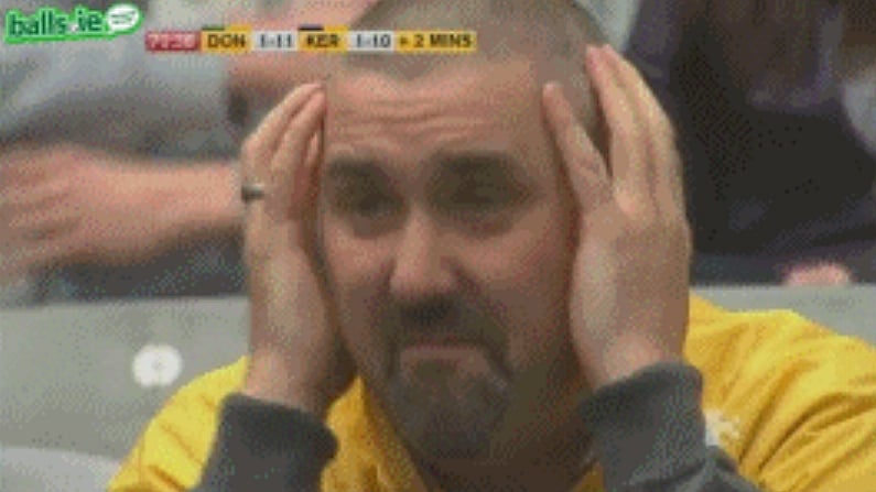 Top 10 GAA GIFs of the summer: No.6 - Kerry supporters on a rollercoaster of emotions against Donegal.