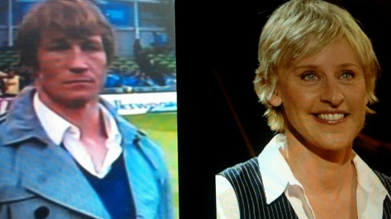 Look-a-like: Jerry Flannery and Ellen DeGeneres