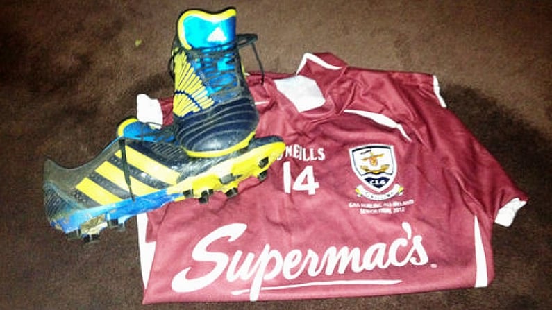 UNICEF Ireland is auctioning Joe Canning's All-Ireland Final boots and jersey for charity.