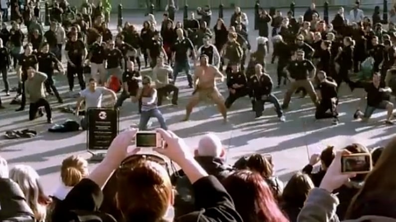 Haka Flash Mob In Trafalgar Square.