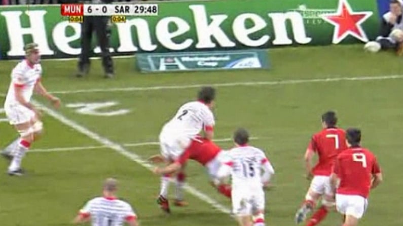 GIF: Brilliant Doug Howlett Tackle On Schalk Brits.