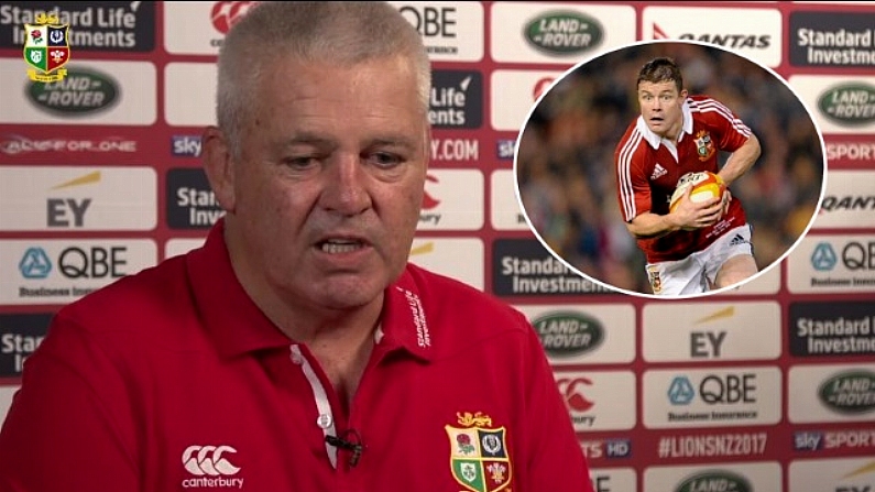 Warren Gatland Explains How Brian O'Driscoll Showed 'True Character' On 2013 Lions Tour