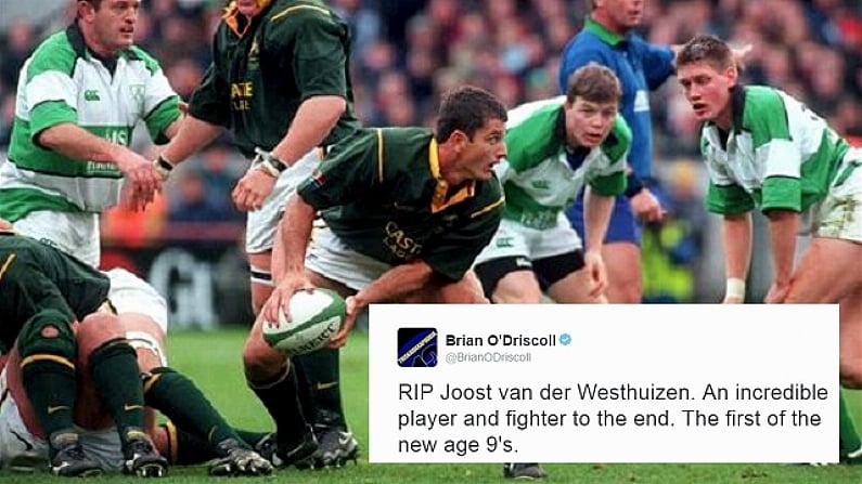 'Rest Easy, Blue Eyes': Joost Van Der Westhuizen, Rugby Legend, Has Passed Away