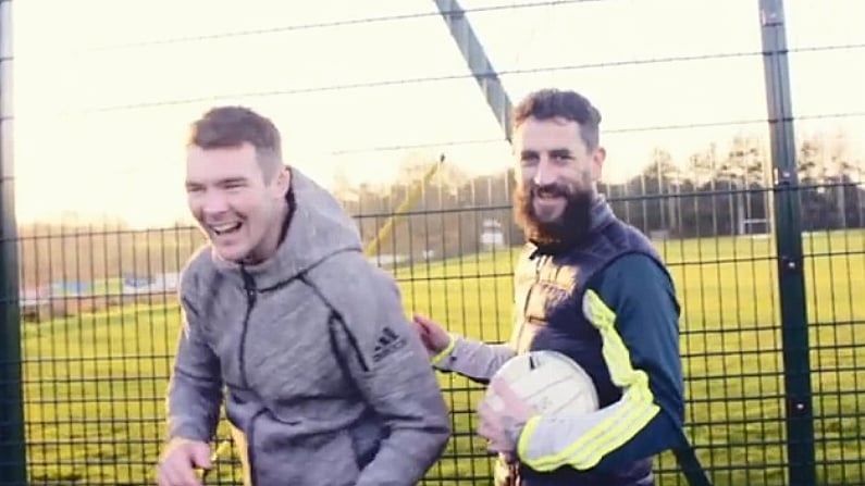 'My Toe Is F***ed': Peter O'Mahony And Paul Galvin Square Off In Comical Sporting Challenge