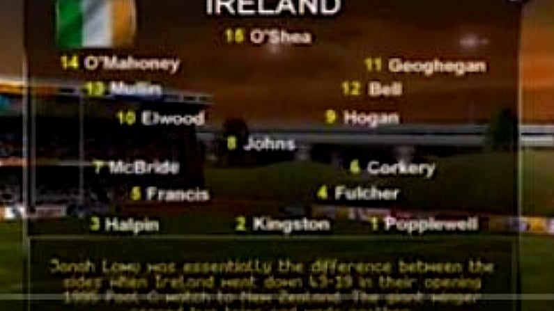 Bad Omen For Ireland As "Jonah Lomu Rugby" Poor Form Continues