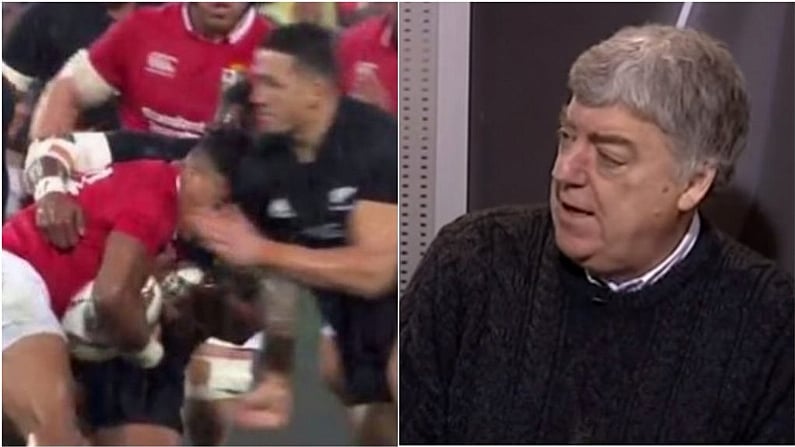 Stephen Jones Has A Hysterical Reaction To Sonny Bill Williams' Tackle