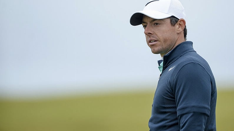 7 July 2017; Rory McIlroy of Northern Ireland on the 17th hole during Day 2 of the Dubai Duty Free Irish Open Golf Championship at Portstewart Golf Club in Portstewart, Co Derry. Photo by Oliver McVeigh/Sportsfile