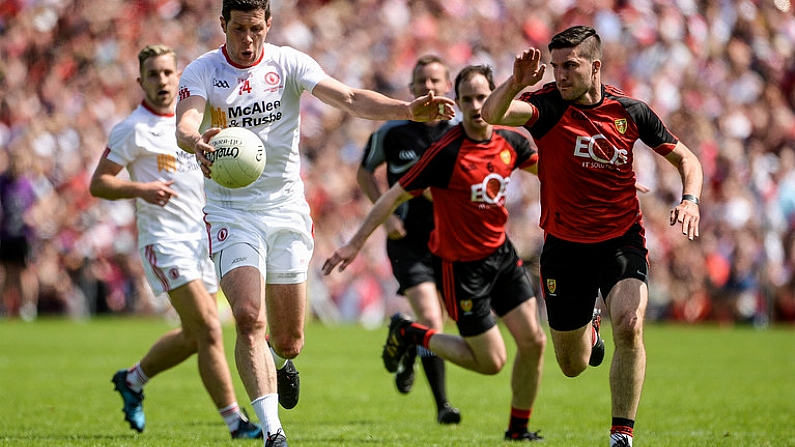 Sean Cavanagh Subject To Some Very Juvenile Treatment By His Down Marker During Ulster Final