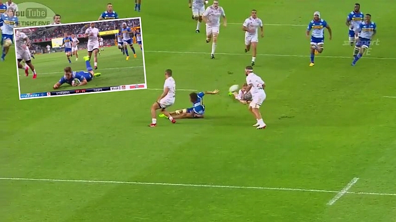 Watch: Stormers Winger Produces Sensational Moment Of Improvisation For Try