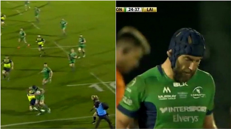 Watch: 300th Cap, 79th Minute, Game Gone, John Muldoon Puts Defender In Orbit