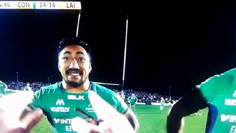 Bad News For Connacht As PRO12 Charge Bundee Aki For Behaviour Towards Ref