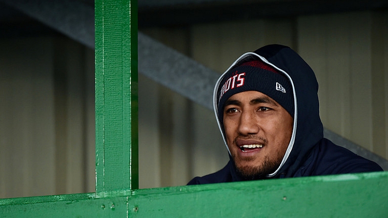 21 December 2016; Bundee Aki of Connacht looks on during squad training at the Sportsground in Galway. Photo by David Maher/Sportsfile