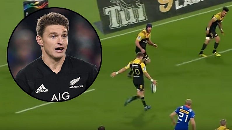 Watch: Beauden Barrett Takes The Piss With 4 Crosskick Assists Vs Stormers