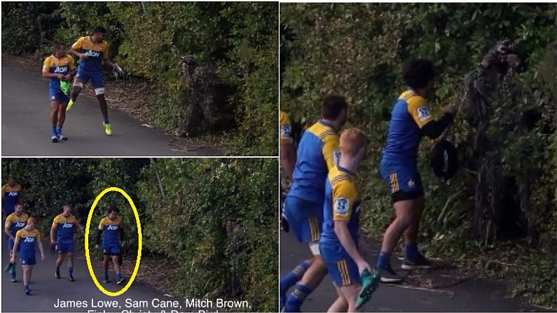 Leinster Fans Need To See New Signing James Lowe's Incredible Reaction To 'Scare Cam' Prank