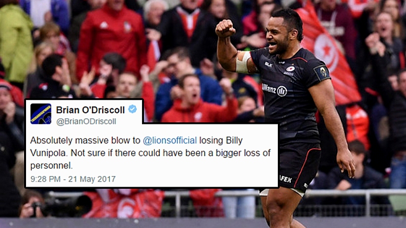 The Rugby World Groans As Billy Vunipola Is Forced To Withdraw From Lions Squad