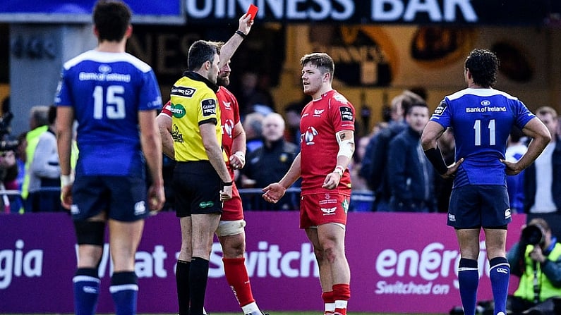 Red Carded Scarlets Player Free To Play in Pro12 Final Against Munster