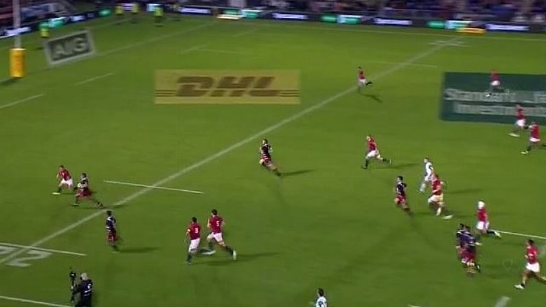 Watch: Toby Faletau's Incredible Try-Saving Tackle For Lions Vs NZ Barbarians