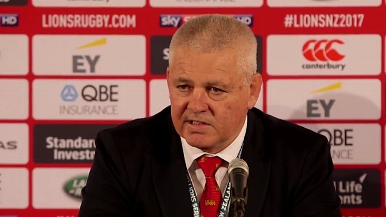 Warren Gatland Offers Reasons For Awful Lions Showing Vs NZ Baa-Baas