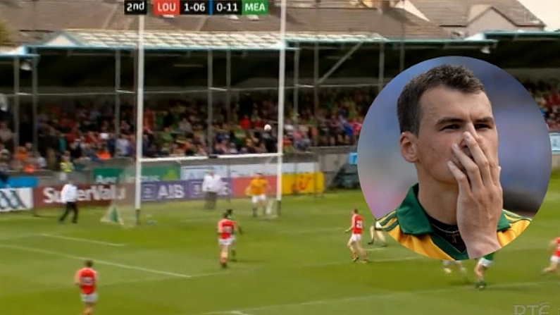 Paddy O'Rourke Made An Absolute Pig's Ear Of Louth's Second Goal