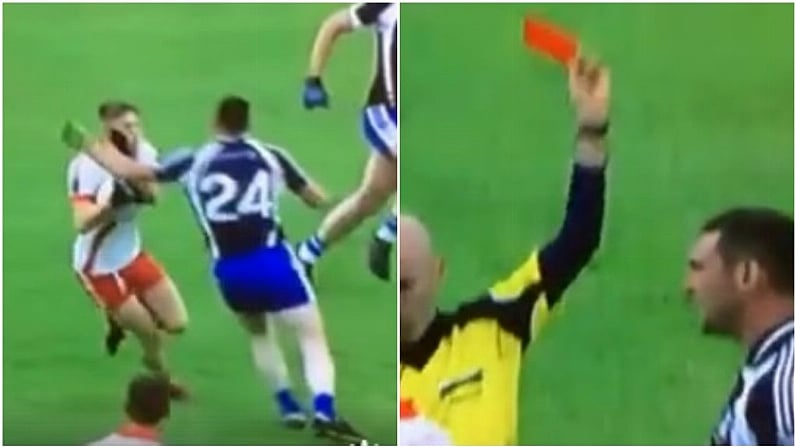 Watch: Cork Legend Noel O'Leary Sent Off In Comórtas Final For Horrendous Challenge