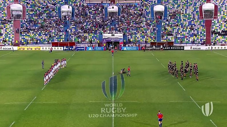 Scenes At U20 World Championship As France Issue Tense Response To New Zealand Haka