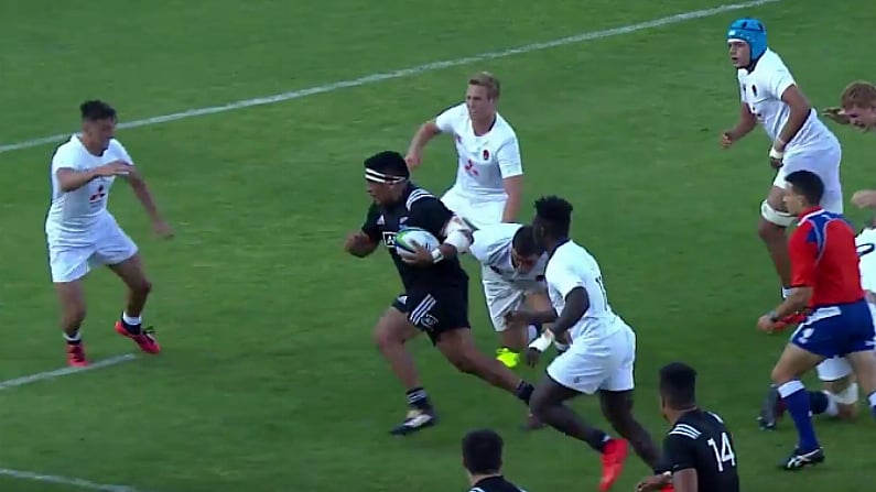 Watch: Hooker Scores A Hat-Trick As New Zealand Destroy England In U20 World Cup Final