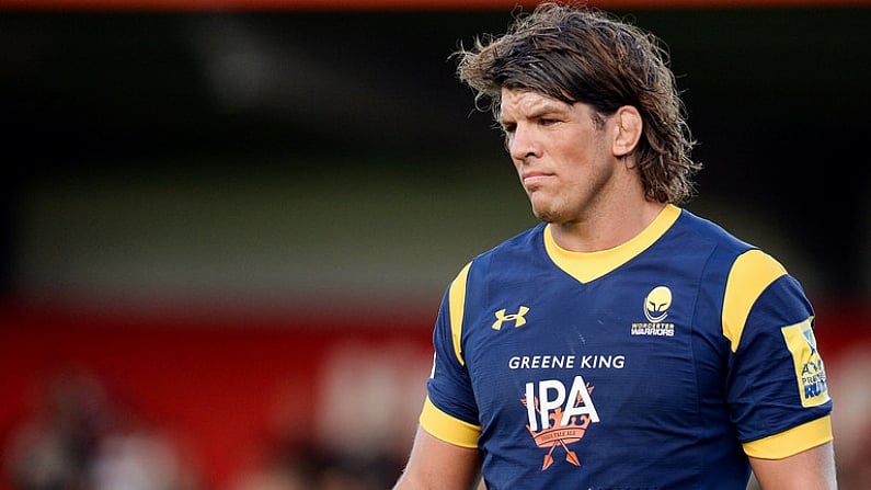 26 August 2016; Donncha OCallaghan of Worcester Warriors during the Pre-Season Friendly game between Munster and Worcester Warriors at Irish Independent Park in Cork. Photo by Seb Daly/Sportsfile