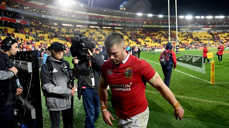 1 July 2017; Sean O'Brien of the British & Irish Lions following the Second Test match between New Zealand All Blacks and the British & Irish Lions at Westpac Stadium in Wellington, New Zealand. Photo by Stephen McCarthy/Sportsfile