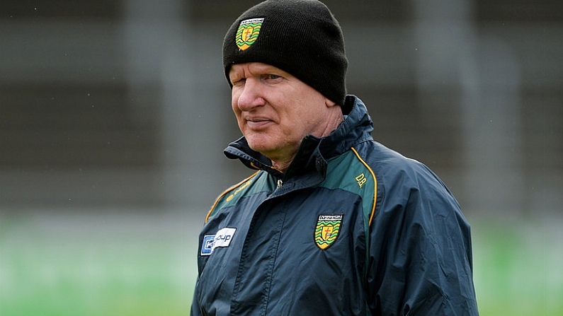 15 April 2017; Donegal manager Declan Bonner before the EirGrid GAA Football All-Ireland U21 Championship Semi-Final match between Dublin and Donegal at Kingspan Breffni Park in Cavan. Photo by Piaras O Midheach/Sportsfile