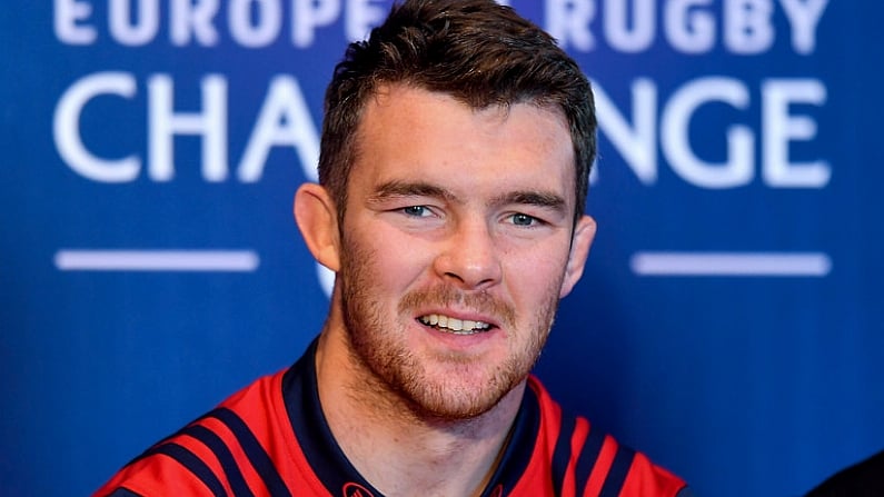 2 October 2017; Peter O'Mahony of Munster in attendance at the European Rugby Champions Cup and Challenge Cup 2017/18 season launch for PRO14 clubs at the Convention Centre in Dublin. Photo by Eoin Noonan/Sportsfile