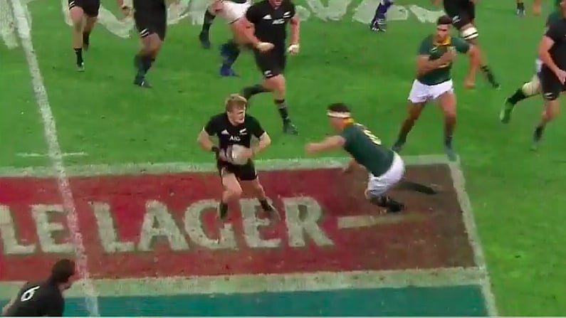 Watch: Latest All Black Prodigy Damien McKenzie Puts South Africa To The Sword