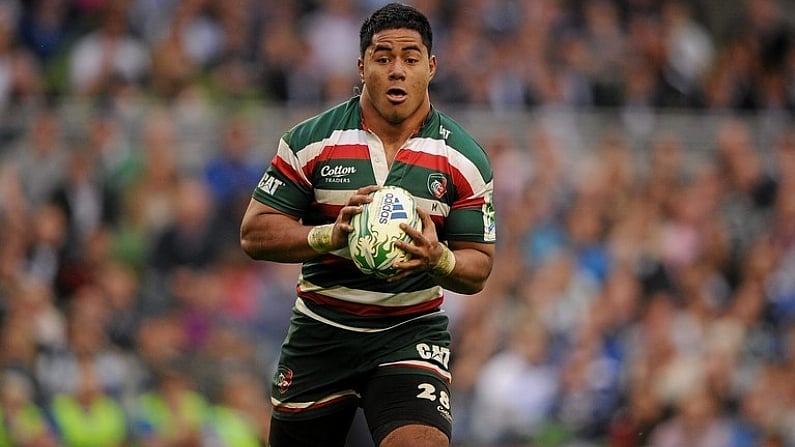 9 April 2011; Manu Tuilagi, Leicester Tigers. Heineken Cup Quarter-Final, Leinster v Leicester Tigers, Aviva Stadium, Lansdowne Road. Picture credit: Stephen McCarthy / SPORTSFILE