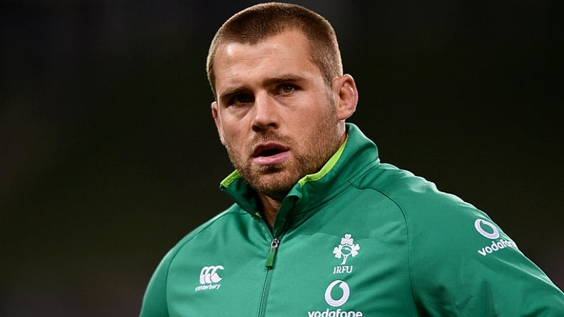 25 November 2017; CJ Stander of Ireland during the Guinness Series International match between Ireland and Argentina at the Aviva Stadium in Dublin. Photo by Ramsey Cardy/Sportsfile