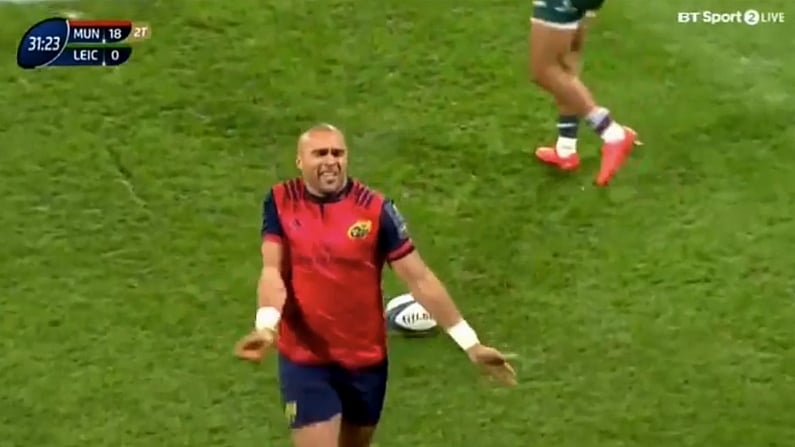 Watch: Simon Zebo Finishes Terrific Try, Then Breaks Out The Dance Moves